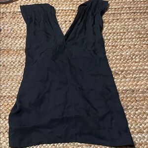 rag & bone Black V-Neck Top